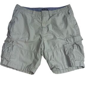 NAUTICA Men’s Olive Green Cargo Shorts Size 36W
